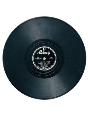 Jan August I Wonder Who's Kissing Her Now 10 Inch Shellac 78 RPM Mercury 1201
